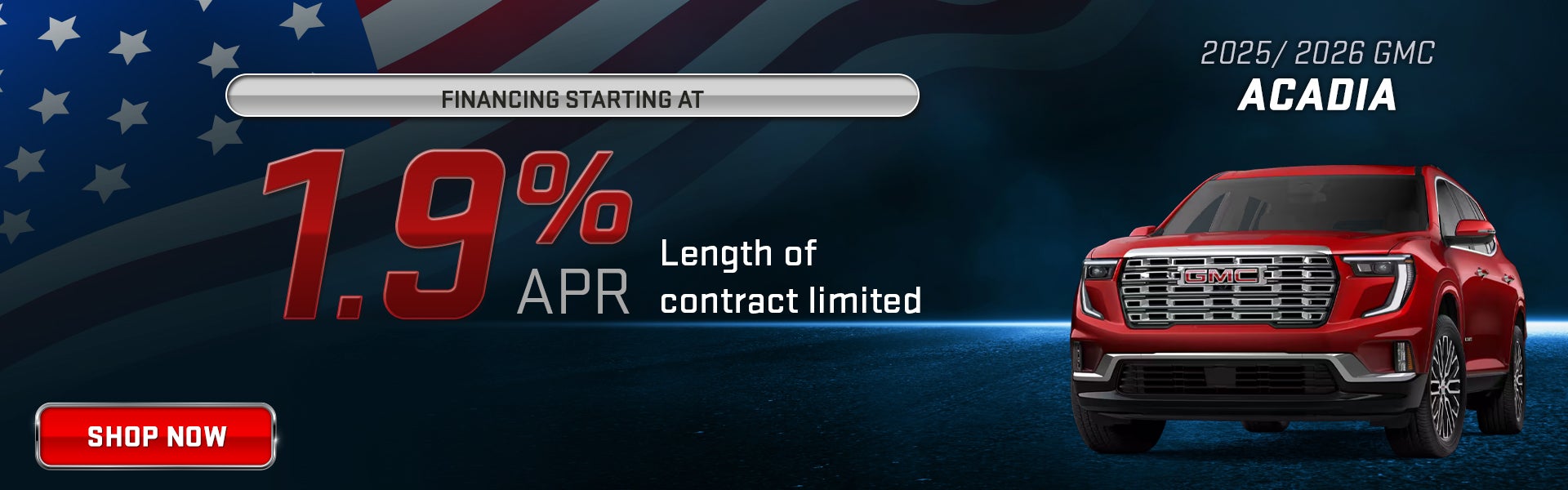 2025 2026 GMC Acadia