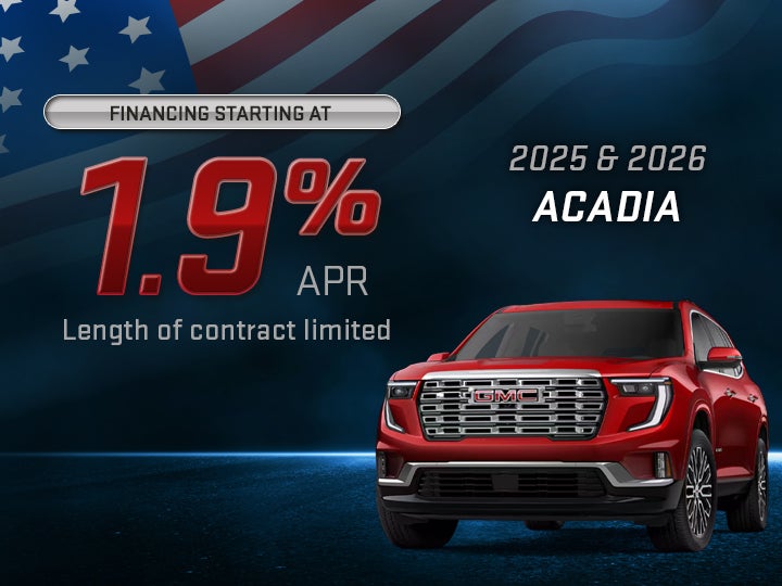 2025 2026 GMC Acadia