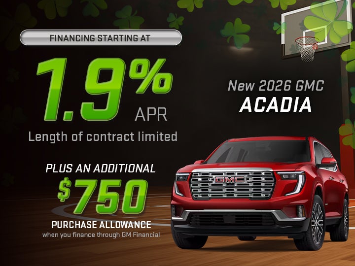 2025 2026 GMC Acadia